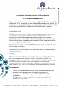 Vacature Lid Toezichthoudend Bestuur